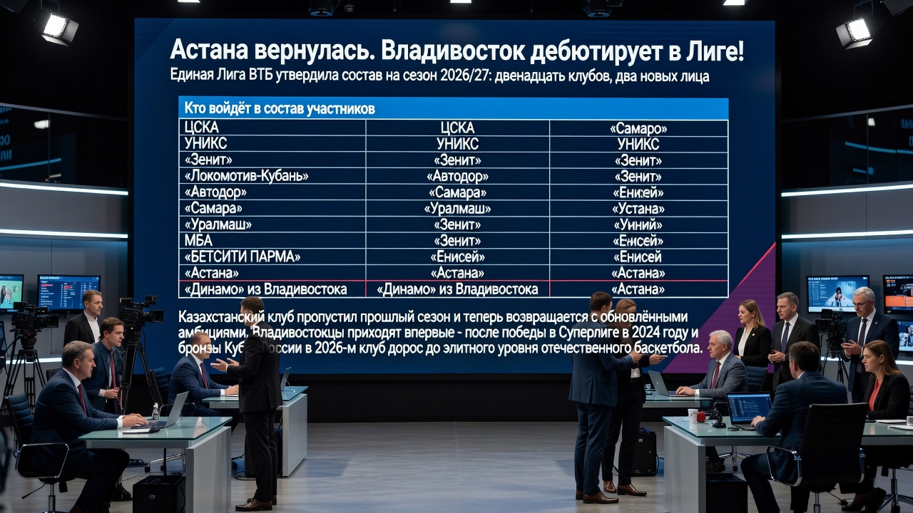 Астана вернулась. Владивосток дебютирует в Лиге!
