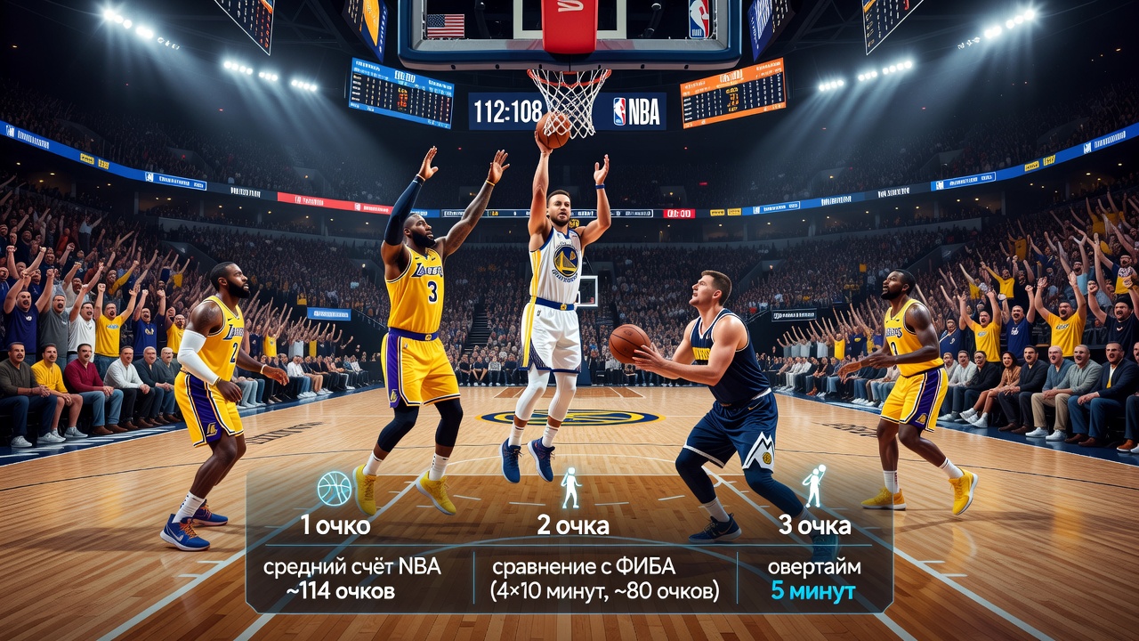 Баскетбол как считаются очки. Средний счёт матча в NBA и от чего зависит результативность