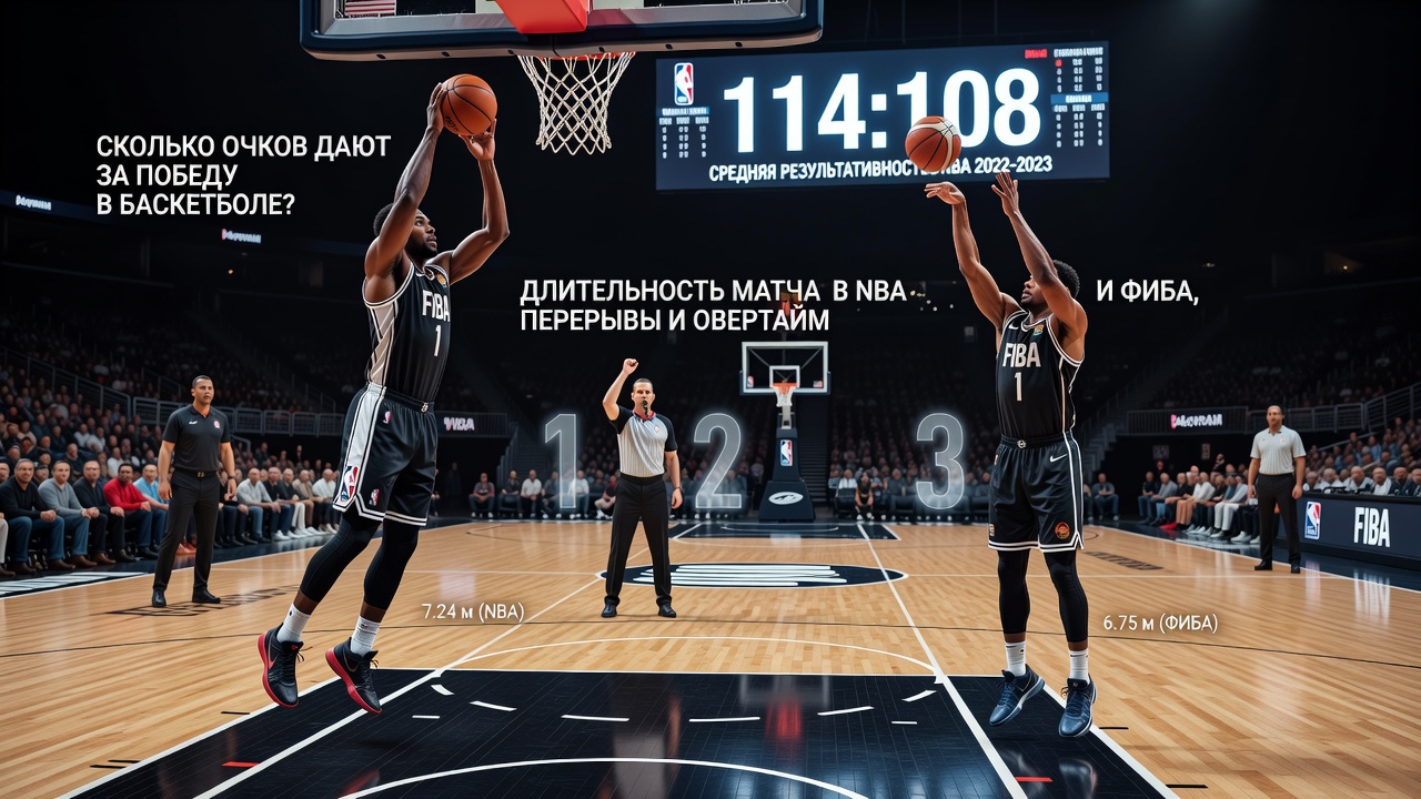 Сколько очков дают за победу в баскетболе? Длительность матча в NBA и ФИБА, перерывы и овертайм