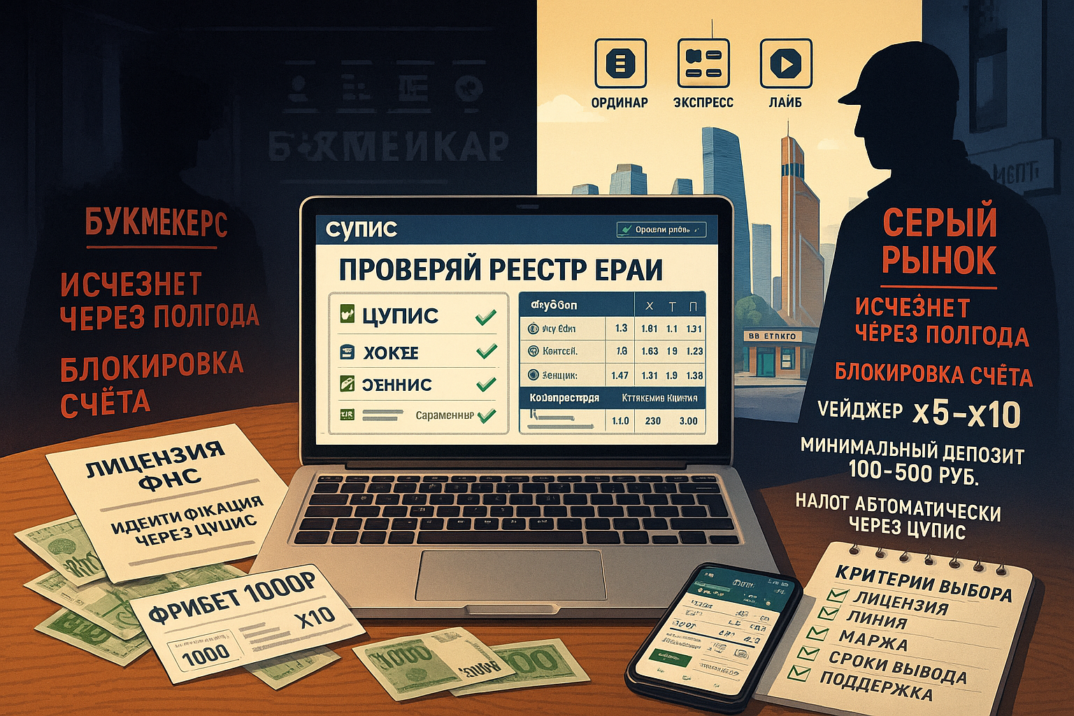 Все букмекерские конторы - что важно знать перед матчем